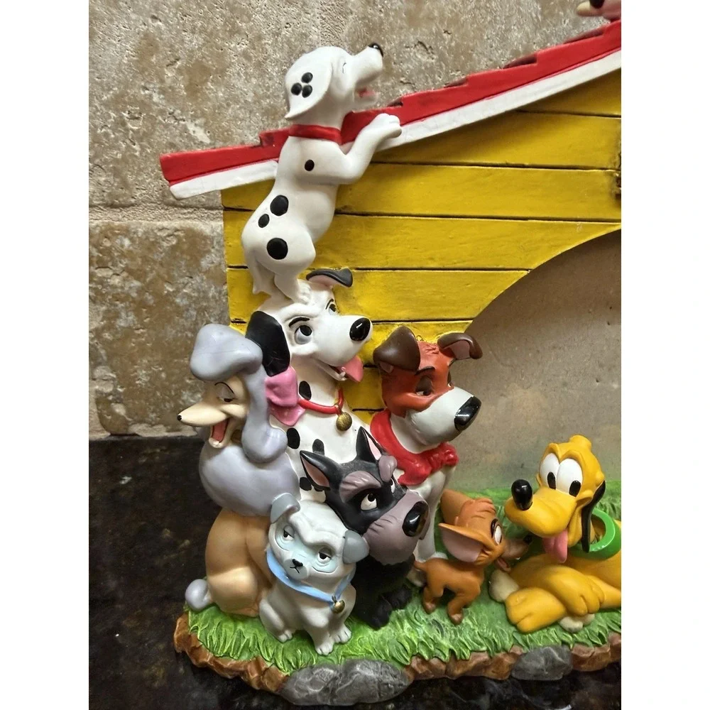 Disney‎ Pets Dogs Photo Picture Frame 3D Lady Tramp Dalmatian Nana Pluto 4x6
